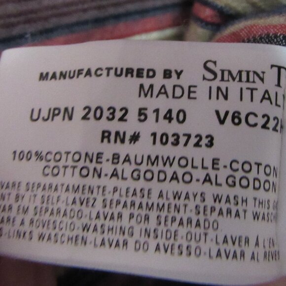 Armani Jeans Men’s Striped Buttown Down Shirt- Size L,Brown/Red,made in Italy - Picture 5 of 7